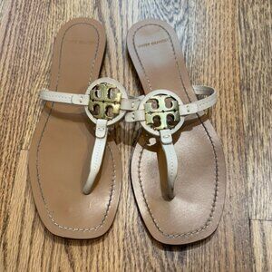 Tory Burch Mini Miller Leather Sandals